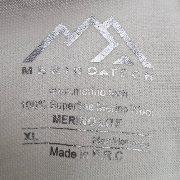 New Merino Tech 100% Super Fine Wool Lite Mens T Tee Shirt Short Sleeve XL - Picture 7 of 16
